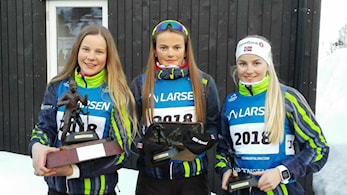 Stafettseier til jentene